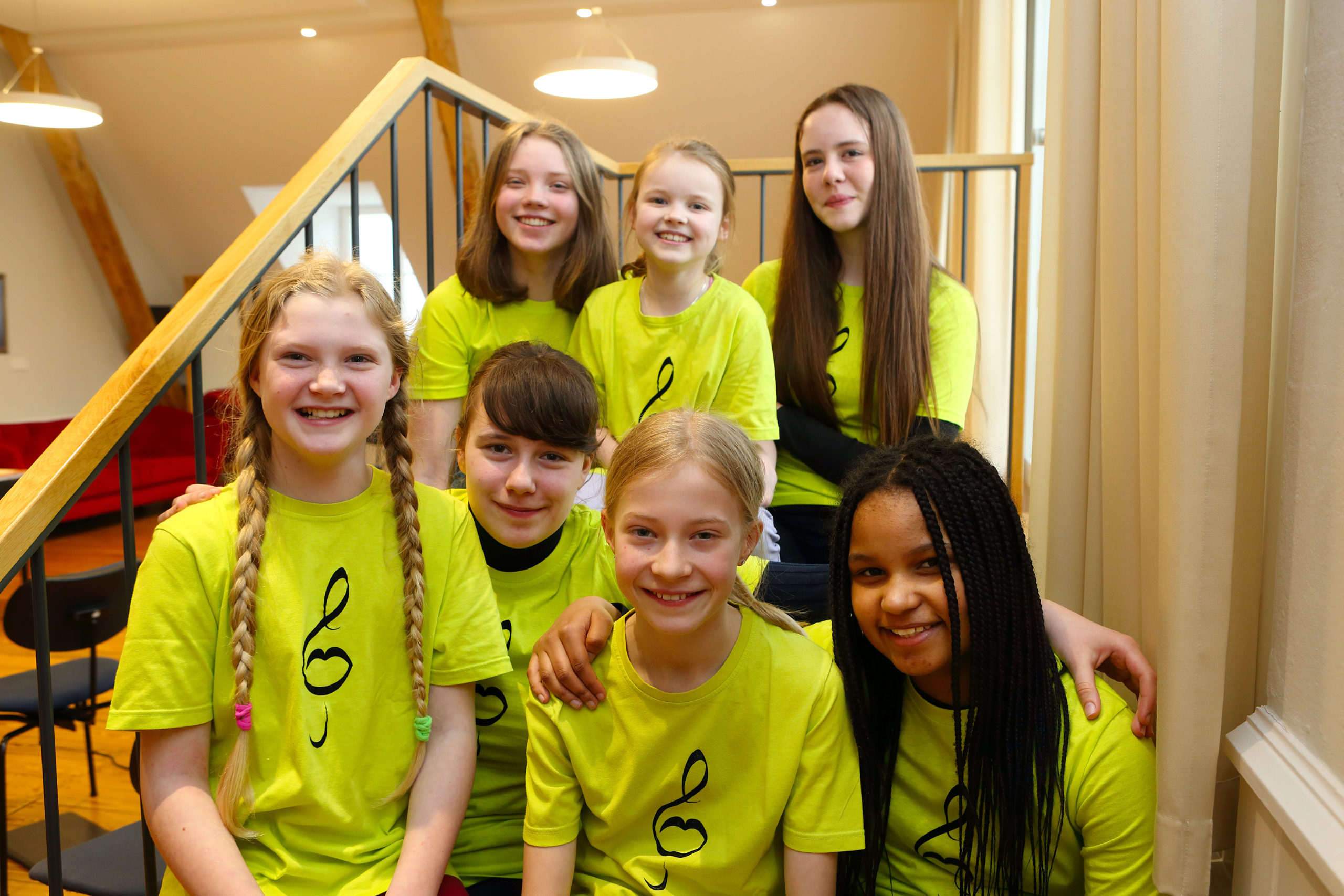 Kinder der Choralsingschule Gütersloh beim Singen